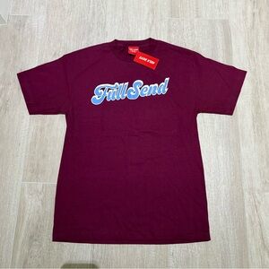 Fullsend Maroon T-Shirt men’s size medium nelk boys NEW. With tags.